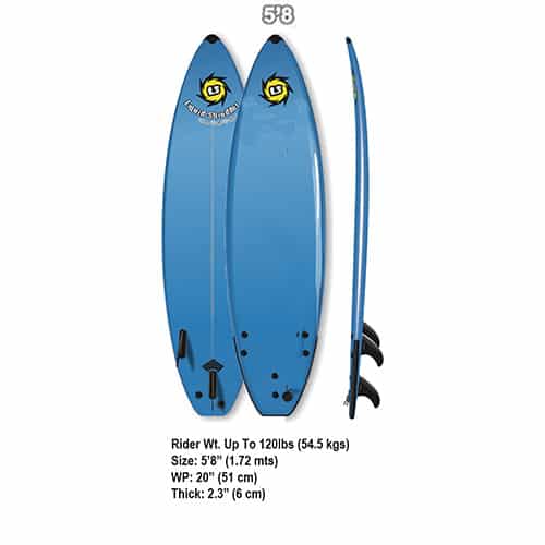 Beginner Surfboard 5ft 8in Element Liquid Shredder Closeout