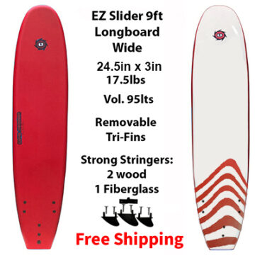 9ft EZ-Slider Foam Surfboard