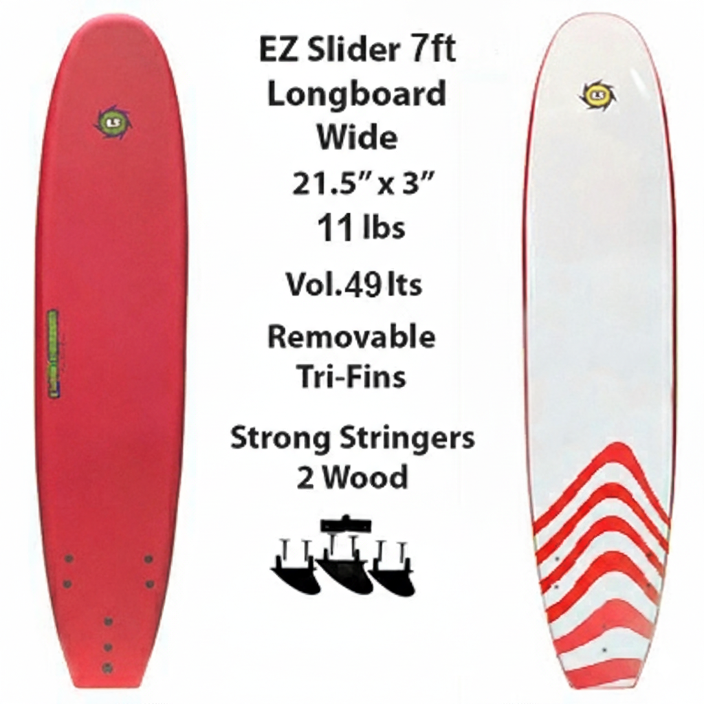 Soft Surfboards 7ft EZ-Slider Foam Surfboard